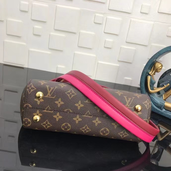 Louis Vuitton CLUNY BB Monogram Handbag M42738 Fuchsia/Bordeaux Red